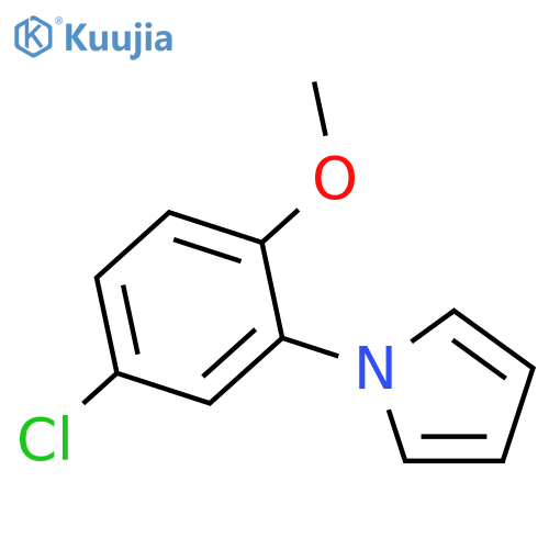 4-chloro-2-(1H-pyrrol-1-yl)phenyl methyl ether structure