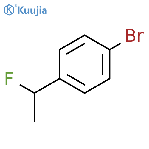 1-bromo-4-(1-fluoroethyl)benzene structure