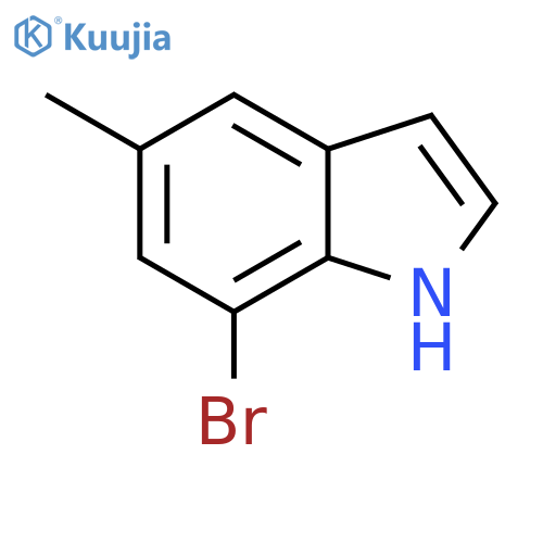 7-Bromo-5-methylindole structure