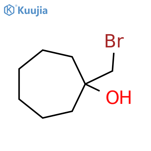 1-(Bromomethyl)cycloheptan-1-ol structure