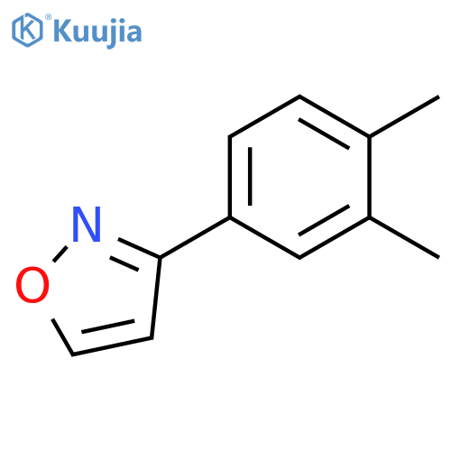 Isoxazole, 3-(3,4-dimethylphenyl)- structure