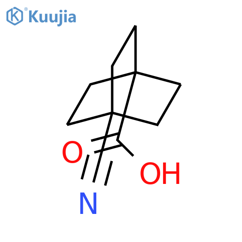 4-cyanobicyclo[2.2.2]octane-1-carboxylic acid structure
