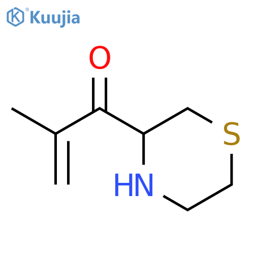2-Propen-1-one, 2-methyl-1-(3-thiomorpholinyl)- structure