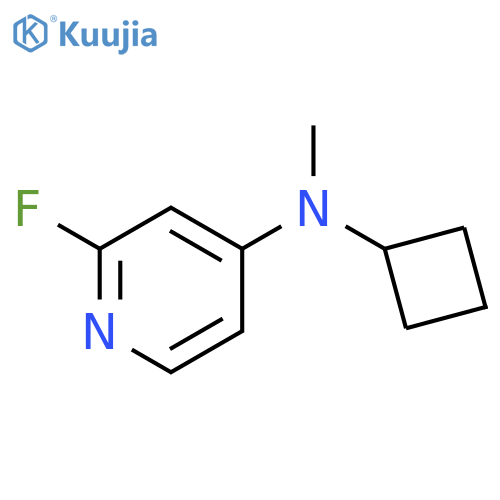 N-Cyclobutyl-2-fluoro-N-methylpyridin-4-amine structure