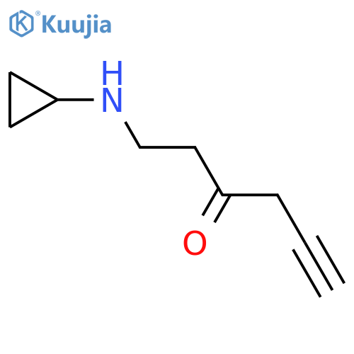 1-(Cyclopropylamino)hex-5-yn-3-one structure