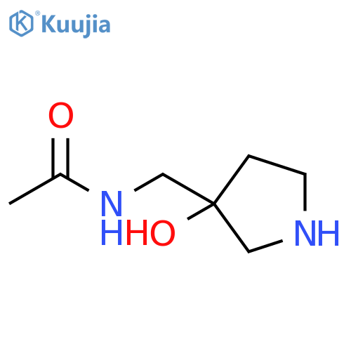Acetamide, N-[(3-hydroxy-3-pyrrolidinyl)methyl]- structure
