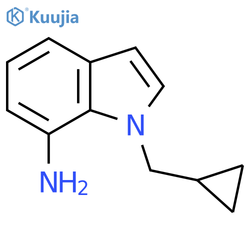 1-(Cyclopropylmethyl)-1H-indol-7-amine structure