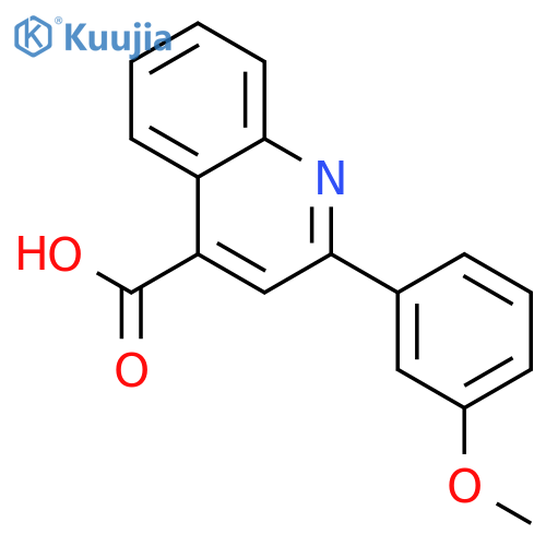 2-(3-Methoxyphenyl)quinoline-4-carboxylic acid structure