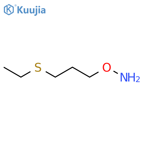 O-3-(ethylsulfanyl)propylhydroxylamine structure