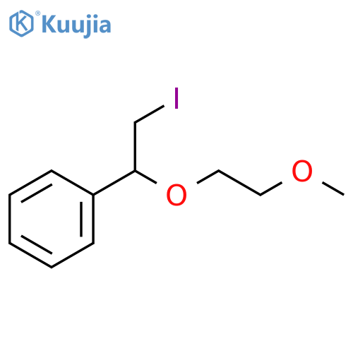 2-iodo-1-(2-methoxyethoxy)ethylbenzene structure