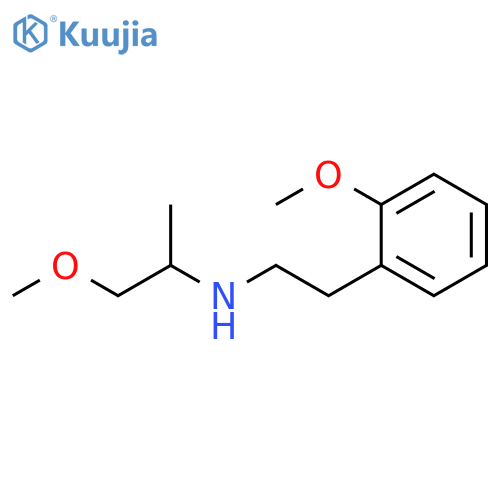 [2-(2-methoxyphenyl)ethyl](1-methoxypropan-2-yl)amine structure
