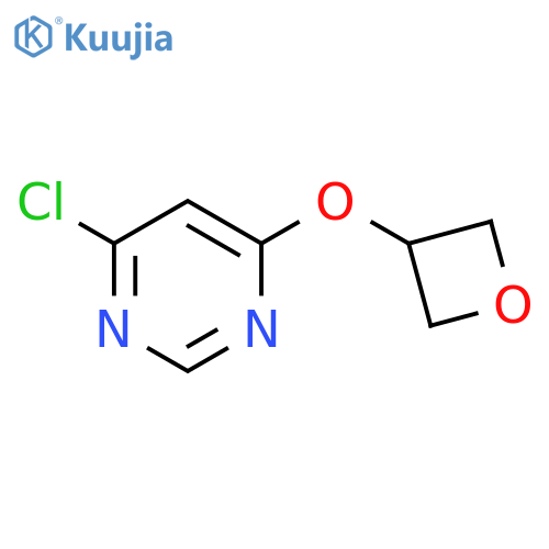 4-chloro-6-(oxetan-3-yloxy)pyrimidine structure