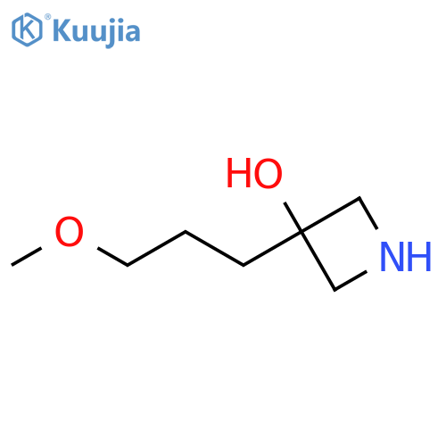 3-(3-methoxypropyl)azetidin-3-ol structure