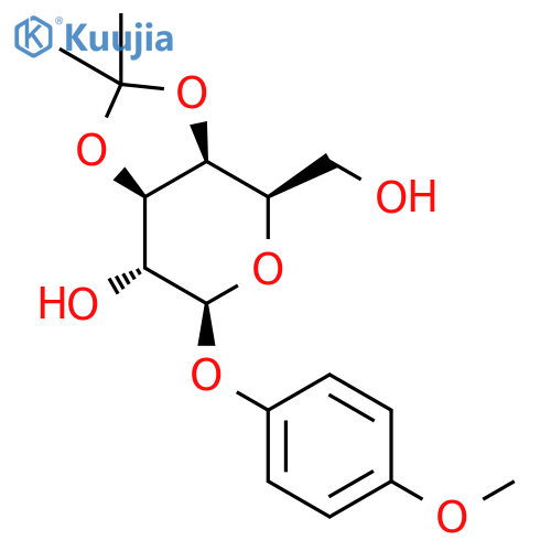 4-Methoxyphenyl 3,4-O-Isopropylidene-β-D-galactopyranoside structure
