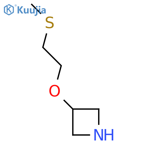 3-2-(methylsulfanyl)ethoxyazetidine structure