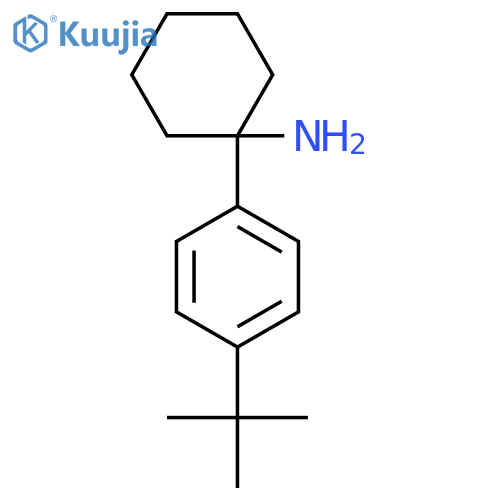 1-(4-tert-butylphenyl)cyclohexan-1-amine structure