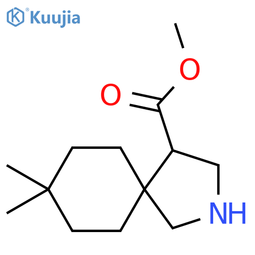 methyl 8,8-dimethyl-2-azaspiro4.5decane-4-carboxylate structure