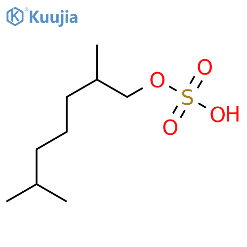 2,6-Dimethyl-1-heptanol; (S)-form, O-Sulfate structure