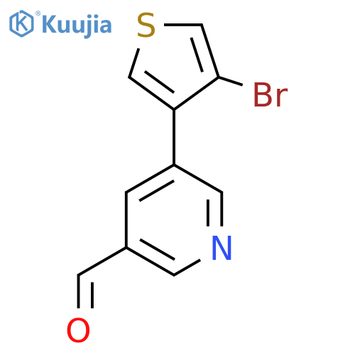 5-(4-Bromothiophen-3-yl)pyridine-3-carbaldehyde structure