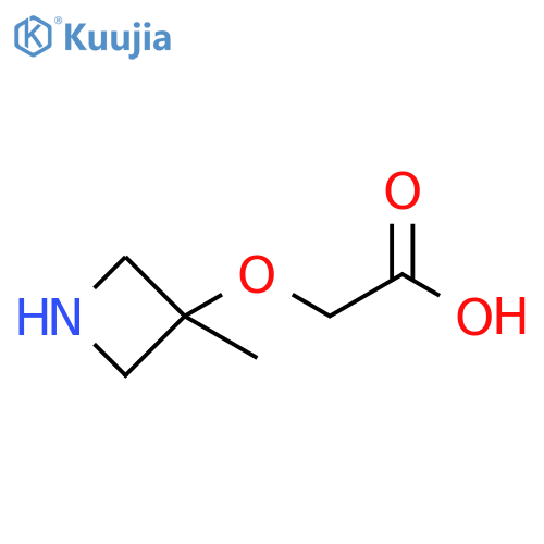 2-(3-methylazetidin-3-yl)oxyacetic acid structure