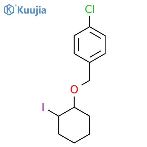 1-chloro-4-{(2-iodocyclohexyl)oxymethyl}benzene structure