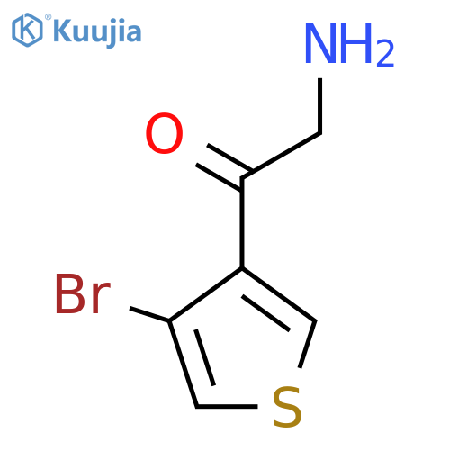 2-Amino-1-(4-bromothiophen-3-yl)ethan-1-one structure
