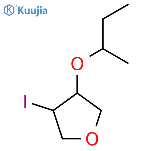 3-(Butan-2-yloxy)-4-iodooxolane structure