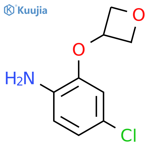 4-Chloro-2-(oxetan-3-yloxy)aniline structure
