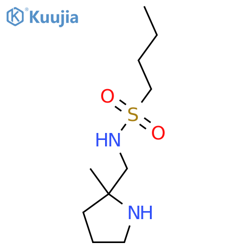 N-[(2-methylpyrrolidin-2-yl)methyl]butane-1-sulfonamide structure