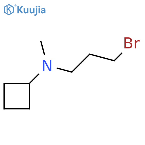 N-(3-bromopropyl)-N-methylcyclobutanamine structure