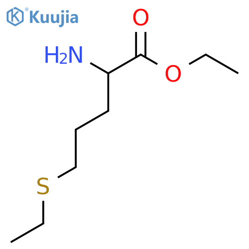 ethyl 2-amino-5-(ethylsulfanyl)pentanoate structure
