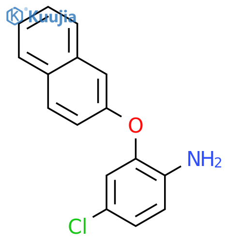 4-Chloro-2-(naphthalen-2-yloxy)aniline structure