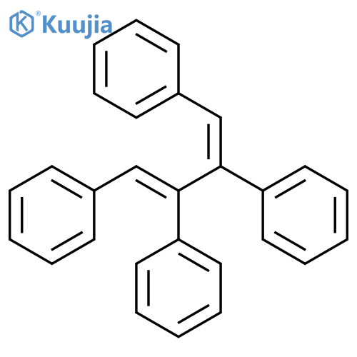 Benzene, 1,1',1'',1'''-(1,3-butadiene-1,2,3,4-tetrayl)tetrakis-, (E,E)- structure