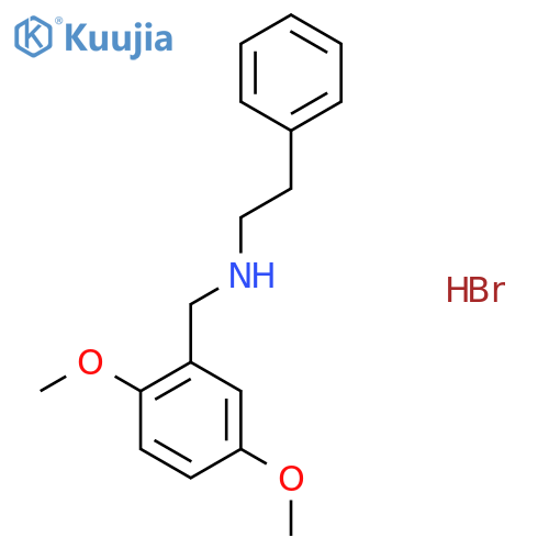 N-(2,5-dimethoxybenzyl)-2-phenylethanamine hydrobromide structure