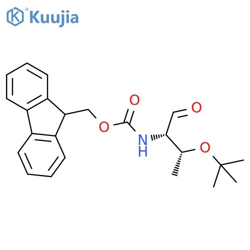 9H-Fluoren-9-ylmethyl N-(2S,3R)-3-(tert-butoxy)-1-oxobutan-2-ylcarbamate structure