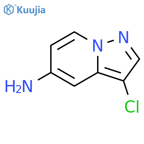 3-chloropyrazolo[1,5-a]pyridin-5-amine structure
