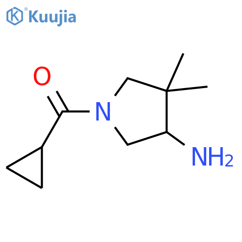 Methanone, (4-amino-3,3-dimethyl-1-pyrrolidinyl)cyclopropyl- structure