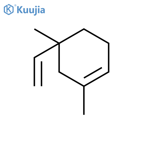 Cyclohexene, 5-ethenyl-1,5-dimethyl- structure