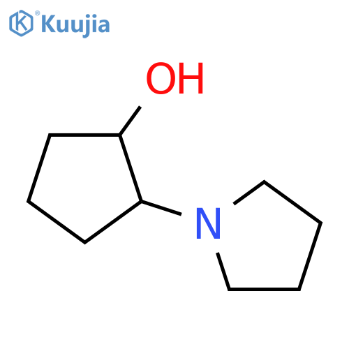 2-(pyrrolidin-1-yl)cyclopentan-1-ol structure