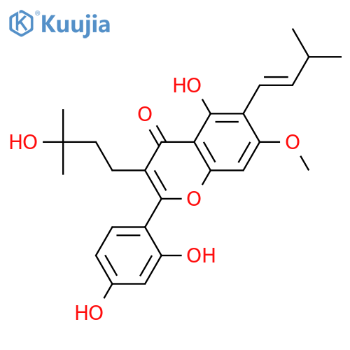 Artocarpin; 2'',3''-Dihydro, 3''-hydroxy structure