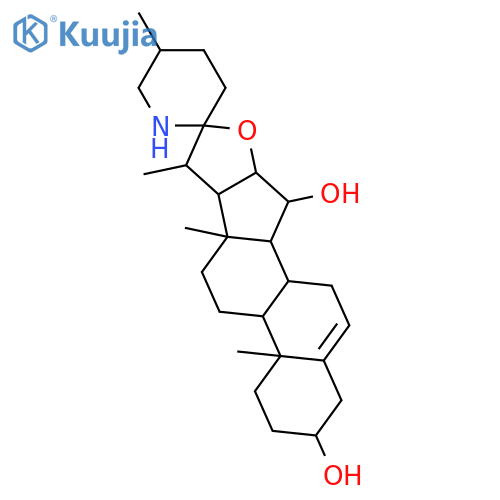Spirosol-5-ene-3,15-diol; (3β,15β,22R,25R)-form structure