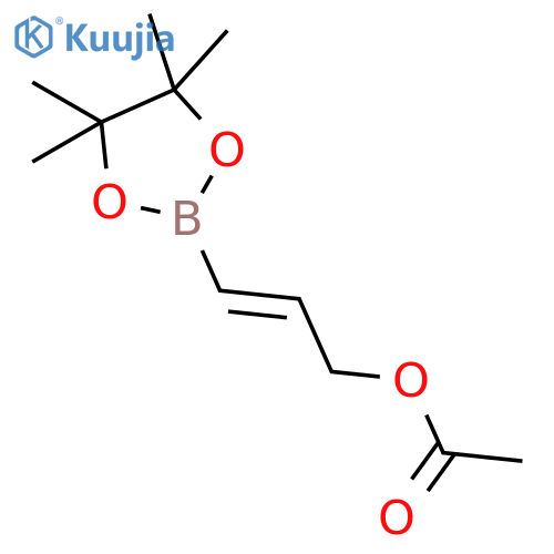 3-Acetoxy-1-propenylboronic acid pinacol ester structure