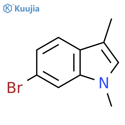 6-Bromo-1,3-dimethyl-1H-indole structure