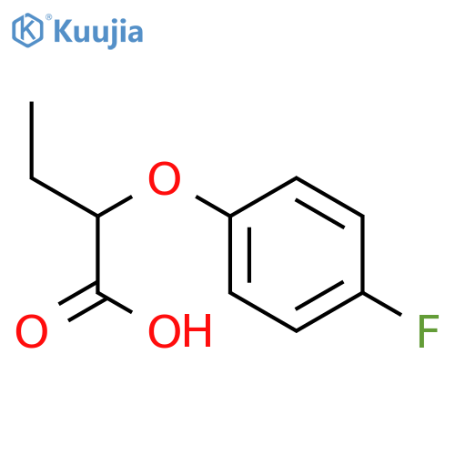 2-(4-fluorophenoxy)butanoic Acid structure