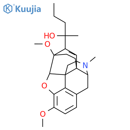 6,14-Ethenomorphinan-7-methanol,4,5-epoxy-3,6-dimethoxy-a,17-dimethyl-a-propyl-, (aR,5a,7a)- structure