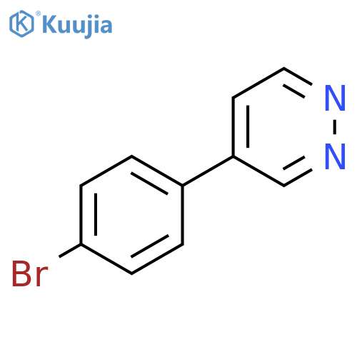 4-(4-bromophenyl)pyridazine structure