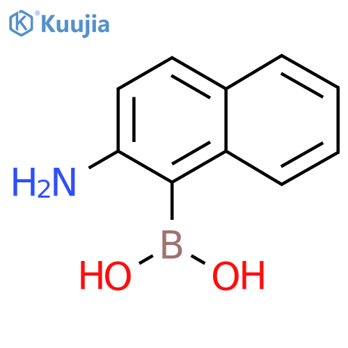 2-Aminonaphthalene-1-boronic acid structure