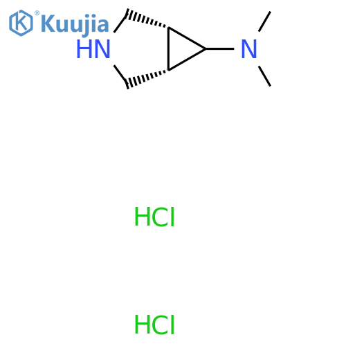 Exo-N,N-dimethyl-3-azabicyclo[3.1.0]hexan-6-amine dihydrochloride structure