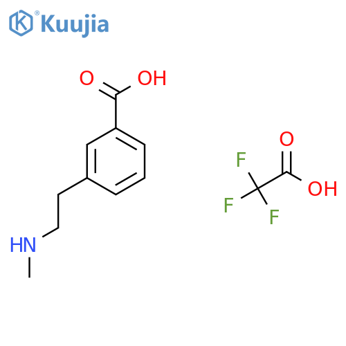2,2,2-trifluoroacetic acid compound with 3-(2-(methylamino)ethyl)benzoic acid structure
