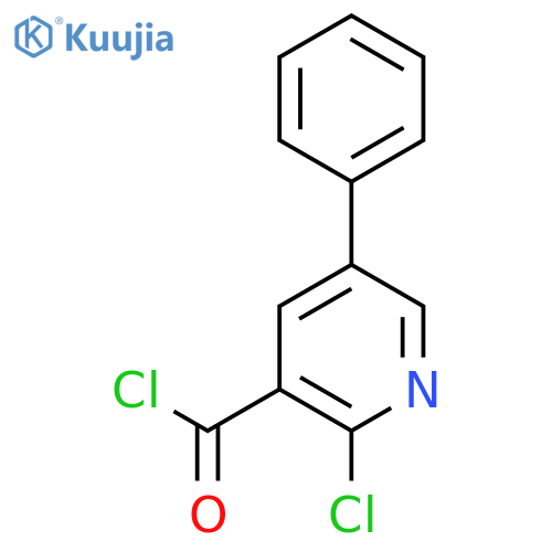 2-Chloro-5-phenylpyridine-3-carbonyl chloride structure